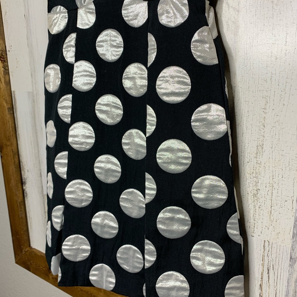 MILLY of New York polka dot dress size 0 black - Picture 5 of 6